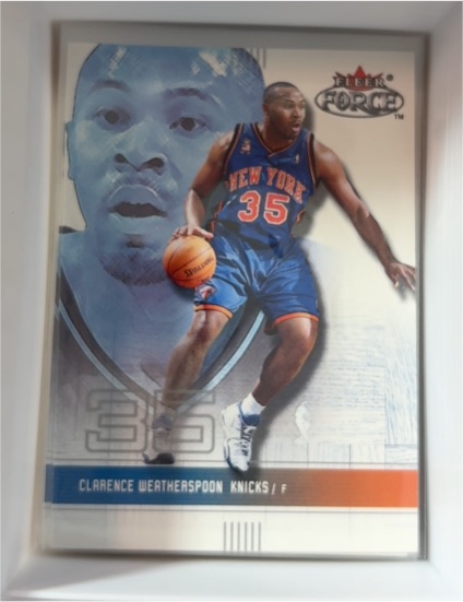 2001-02 Fleer Force #139 Clarence Weatherspoon — front