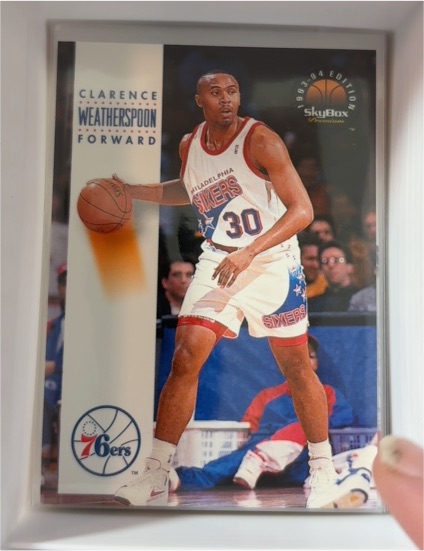 1993-94 SkyBox Premium #143 Clarence Weatherspoon — front