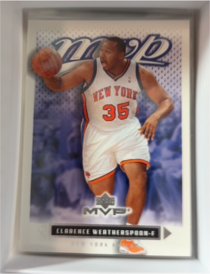 2003-04 Upper Deck MVP #124 Clarence Weatherspoon — front