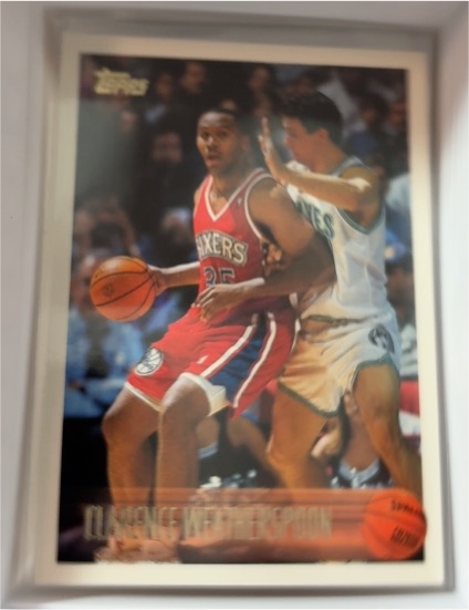 1996-97 Topps #85 Clarence Weatherspoon — front