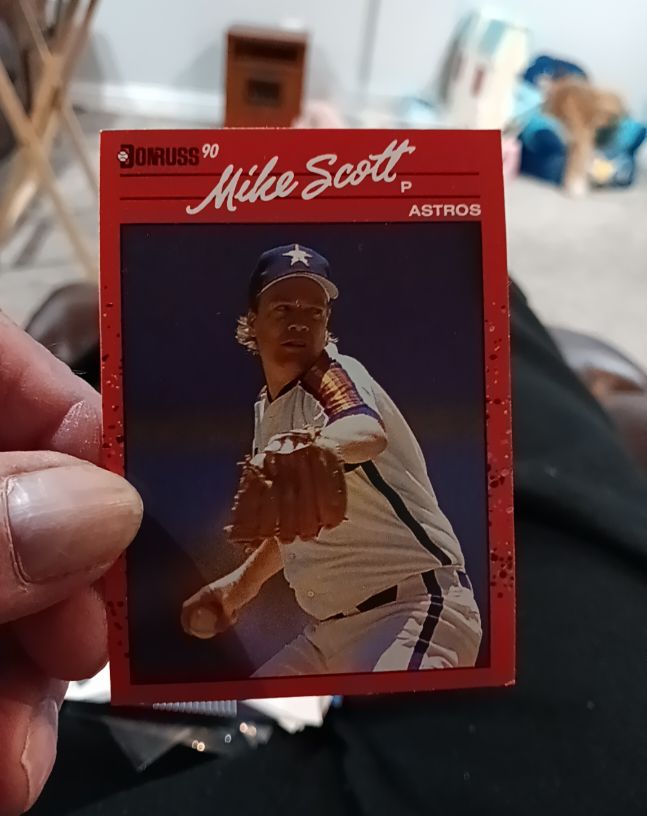 1990 Donruss #207 Mike Scott Houston Astros — front