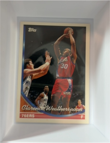 1993-94 Topps #164 Clarence Weatherspoon — front