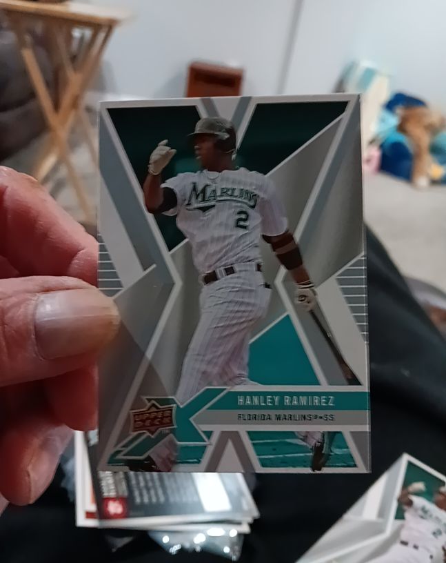 2008 Upper Deck X Die-Cut #43 Hanley Ramirez — front