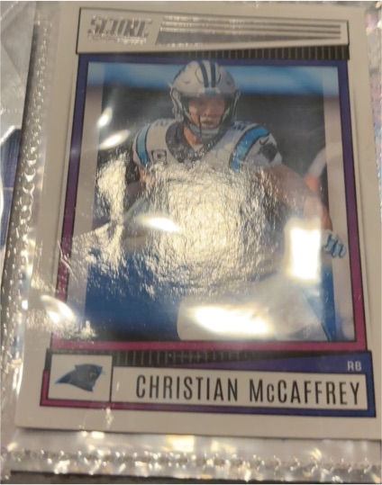 2022 Score #49 Christian McCaffrey — front