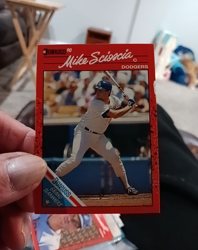 1990 Donruss #316 Mike Scioscia — front