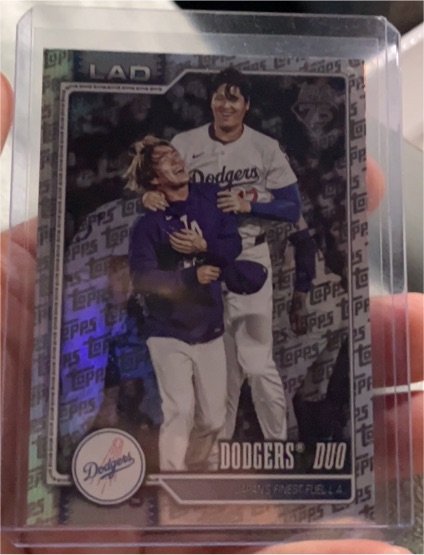 2026 Topps Series 1 #265 Dodgers Duo — front