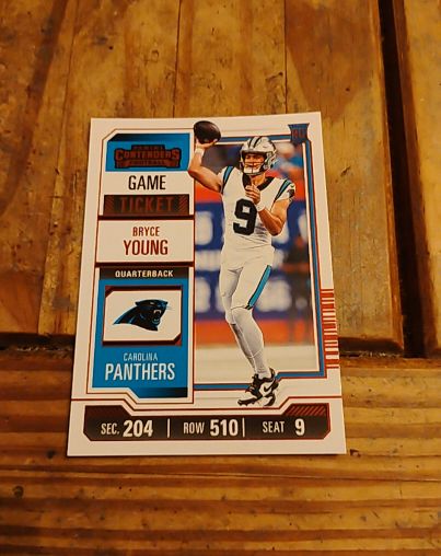 2023 Panini Contenders #15 Bryce Young Game Ticket — front