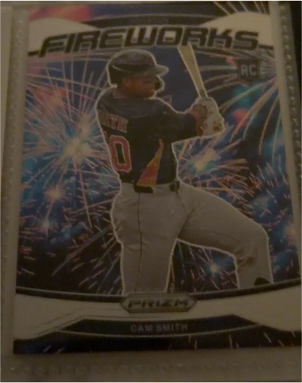 2025 Panini Prizm #13 Cam Smith Fireworks — front