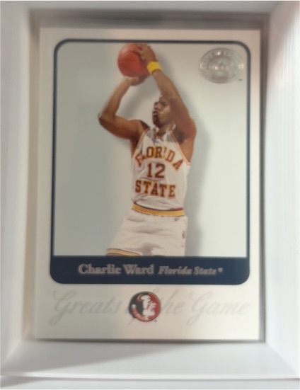 2001 Fleer Greats of the Game #12 Charlie Ward — front
