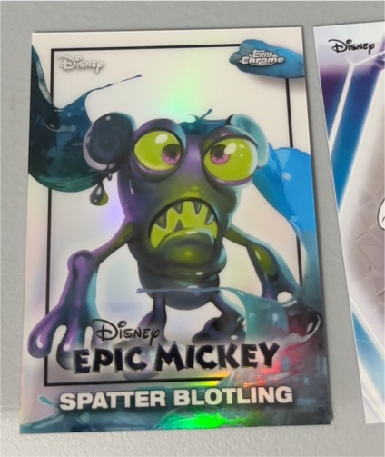 2026 Topps Chrome Disney Epic Mickey #EM-19 Spatter Blotling — front