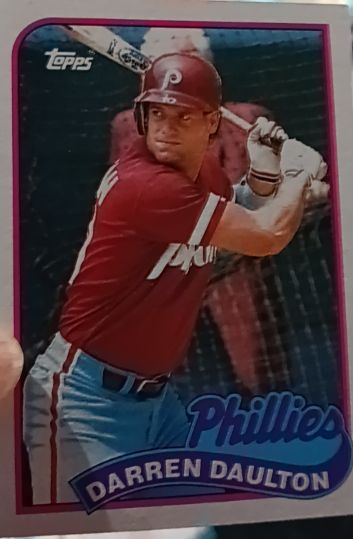 1989 Topps #187 Darren Daulton Philadelphia Phillies — front