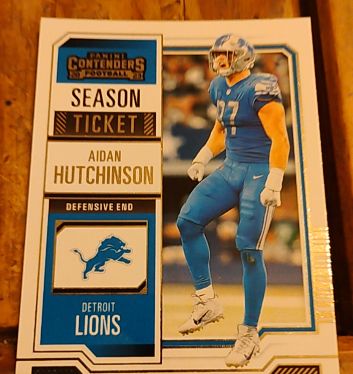 2023 Panini Contenders Season Ticket #33 Aidan Hutchinson — front