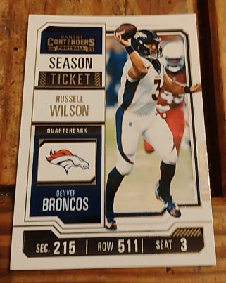 2023 Panini Contenders #32 Russell Wilson Season Ticket — front