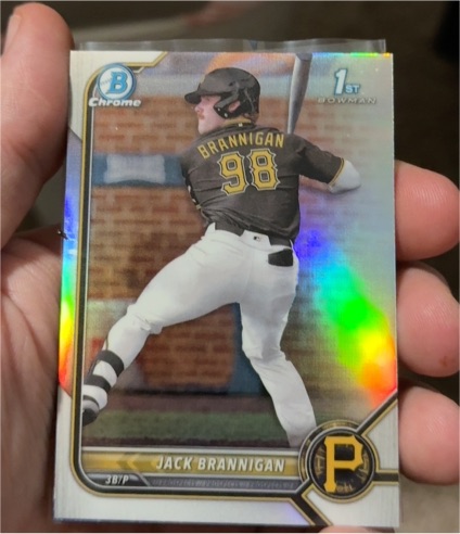 2022 Bowman Chrome Draft #BDC-154 Jack Brannigan — front