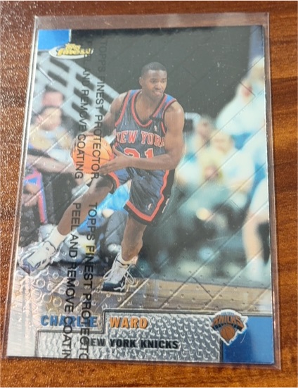 1999-00 Topps Finest #148 Charlie Ward — front