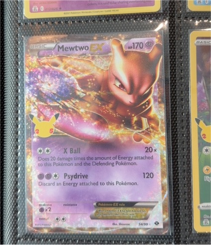 2021 Pokemon Celebrations Classic Collection #54 Mewtwo EX — front