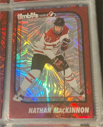 2021-22 Upper Deck Tim Hortons Team Canada Timbits #2000 Nathan MacKinnon — front
