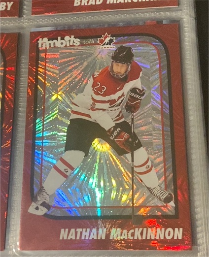 2021-22 Upper Deck Tim Hortons Team Canada Timbits #2000 Nathan MacKinnon — front