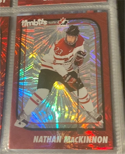 2021-22 Upper Deck Tim Hortons Timbits to Nathan MacKinnon #2000 — front