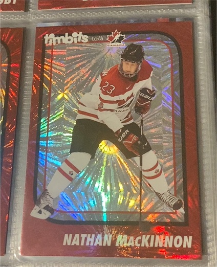2021-22 Upper Deck Tim Hortons Team Canada Timbits #2000 Nathan MacKinnon — front
