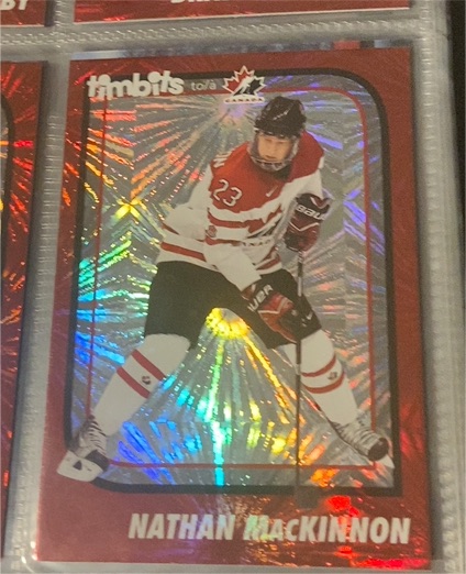 2021-22 Upper Deck Tim Hortons Team Canada Timbits to Nathan MacKinnon #2000 — front