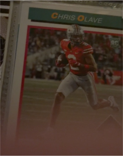 2022 Panini Score 1992 Throwback Rookie #TB10 Chris Olave — front