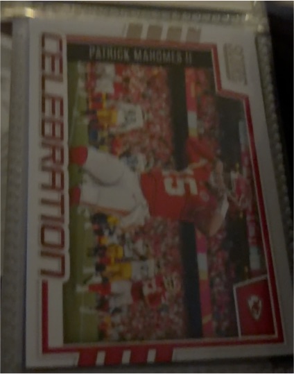 2022 Panini Score #C-PM Patrick Mahomes II Celebration — front