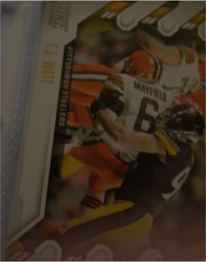 2022 Panini Score #SA-TW T.J. Watt Sack Attack — front