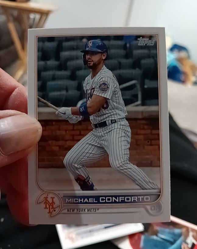 2022 Topps #37 Michael Conforto New York Mets — front