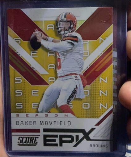 2019 Panini Score Epix Season #ES-10 Baker Mayfield — front
