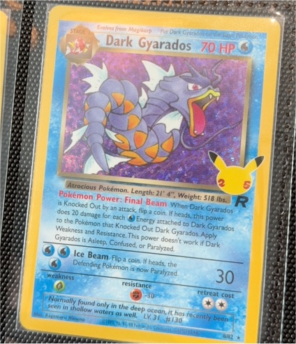 2021 Pokémon Celebrations Classic Collection #8 Dark Gyarados — front