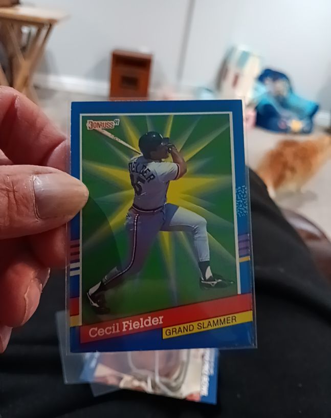 1991 Donruss #7 Cecil Fielder Grand Slammers — front