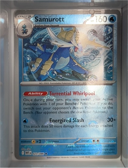 2025 Pokémon SV: White Flare #023 Samurott — front