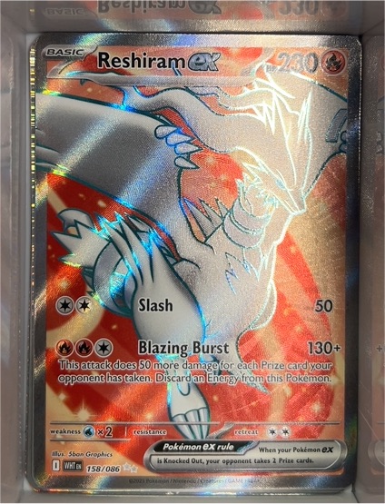 2020 Pokémon #158 Reshiram EX — front