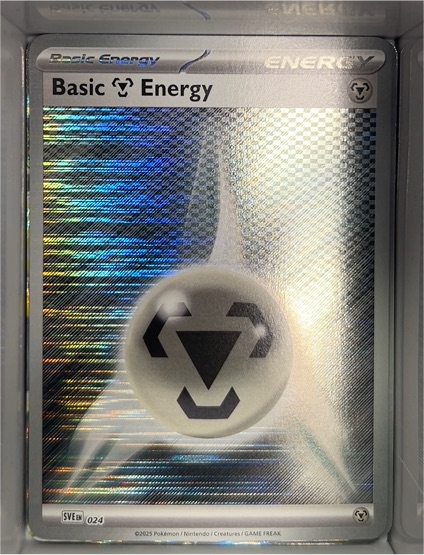 2025 Pokémon SVE #024 Basic Metal Energy — front