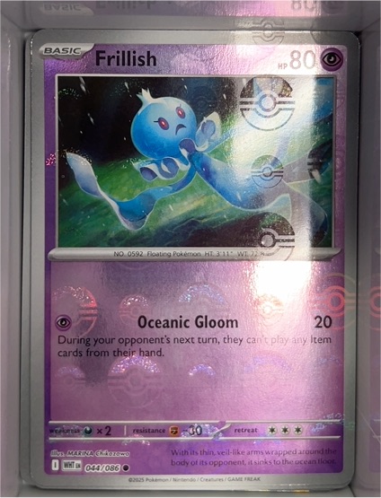 2025 Pokémon #044 Frillish — front