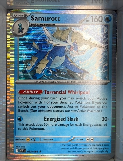 2025 Pokémon SV: White Flare #023 Samurott — front