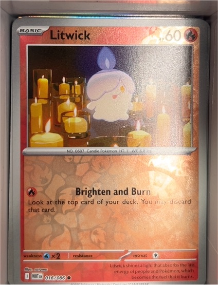 2025 Pokémon #016 Litwick — front