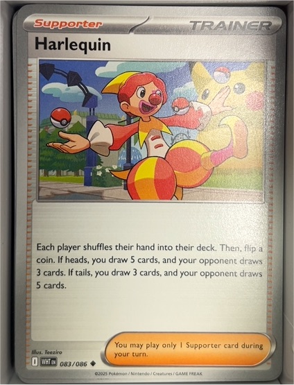 2025 Pokémon SV: White Flare #083 Harlequin — front