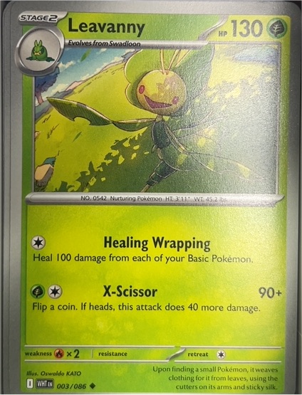 2023 Pokémon SV: White Flare #003 Leavanny — front