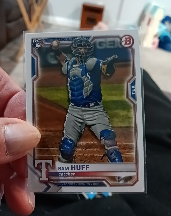 2021 Bowman #23 Sam Huff — front