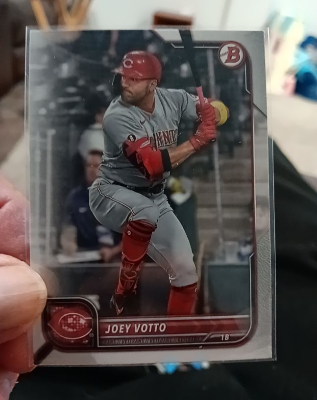 2022 Bowman #1 Joey Votto — front