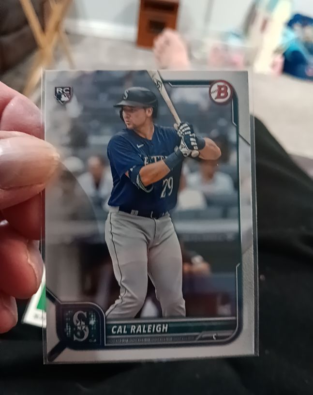 2022 Bowman #49 Cal Raleigh — front