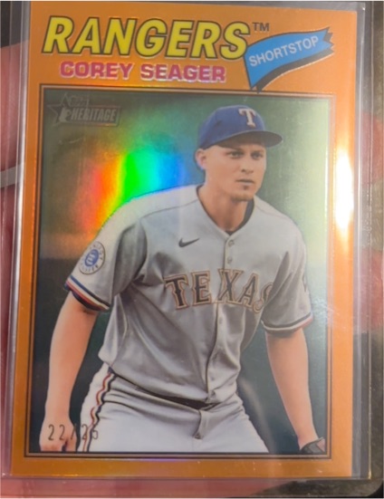 2026 Topps Heritage #302 Corey Seager — front