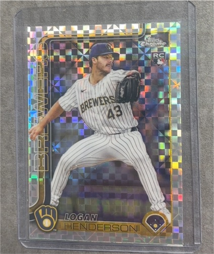 2025 Topps Chrome Update #USC65 Logan Henderson — front