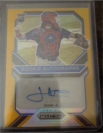 2021 Panini Prizm #RA-JH Jonah Heim Rookie Autographs — front