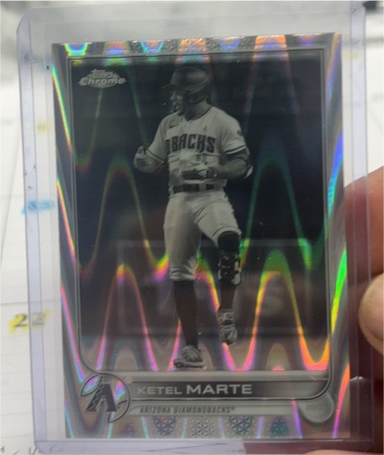 2022 Topps Chrome #124 Ketel Marte — front