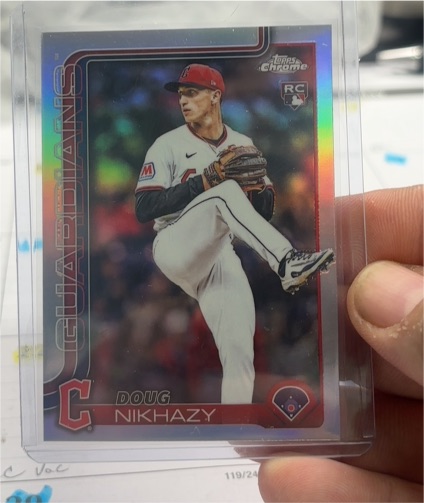 2025 Topps Chrome Update #USC119 Doug Nikhazy — front
