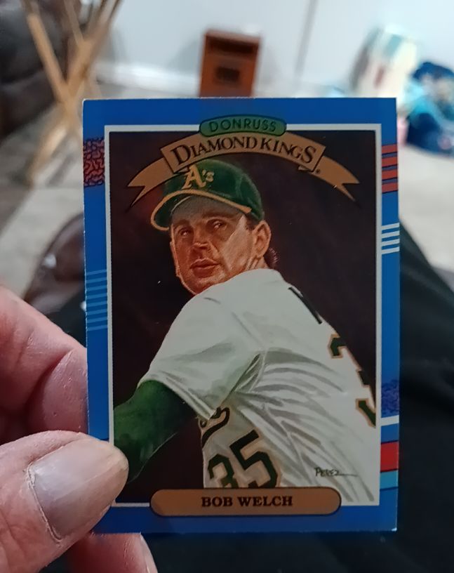 1991 Donruss Diamond Kings #20 Bob Welch — front