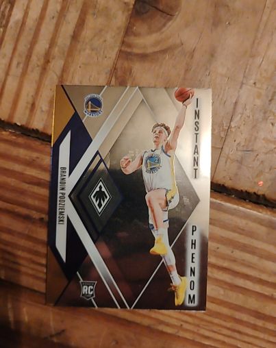 2023-24 Panini Phoenix #21 Brandin Podziemski Instant Phenom Rookie — front